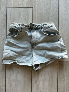 Ted Baker Light Blue High-Rise Denim Shorts Size 26